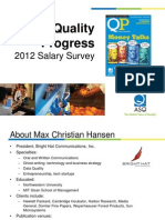 Quality Progress: 2012 Salary Survey