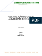 CBV Celebracao Missa Quinze 15 Anos Completa