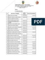 Nomina de Estudiantes y Rep