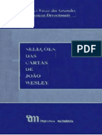 Seleções Das Cartas de John Wesley - J. Manning Potts