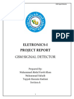 GSM Signal Detector