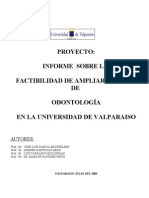 Proyecto Ampliacion Odontologia UV