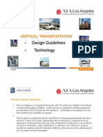 Vertical Transport Elevator Design