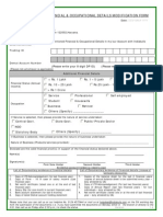 Financial Details Modification Form