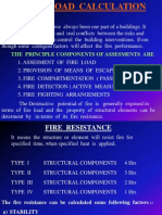 FIRE LOAD Calculation