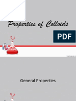 Properties of Colloids