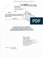 SEC V Ways and Means Committee SEC Memorandum of Law