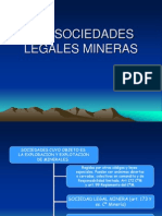 Las Sociedades Legales Mineras