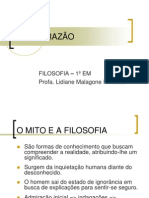 Filosofia 1 Mito e Razão