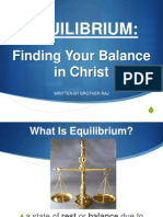 Equilibrium:: Finding Your Balance in Christ