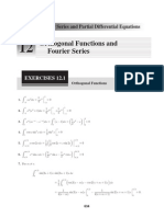 Orthogonal Functions and Fourier Series: Exercises 12.1