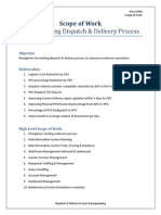 Scope of Work - Mailroom Process Reengineering