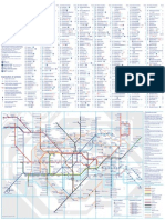 Large Print Tube Map