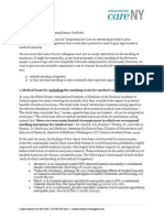 NY Physicians For Comp Care - Letter About Smoking - 06 05 2014