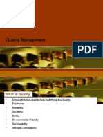 Palash Roy: Quality Management