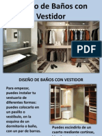 Diseño de Baños Con Vestidor