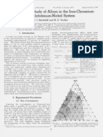 Phase Diagram Study of Alloys in Iron Carbon Chromium Mo-Ni