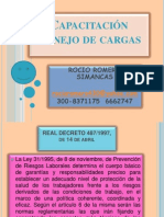 Capacitación Manejo de Cargas