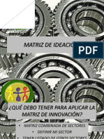 Matriz de Ideación Ejemplo Desarrollado