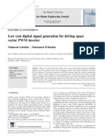 Low Cost Digital Signal Generation For Driving Space Vector PWM Inverter