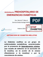 Diabetes Prehospitalaria