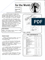 Water For The World: Table 1. Sample Materials List Y