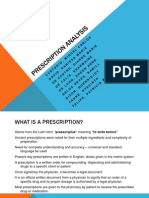 Prescription Analysis-Group Report