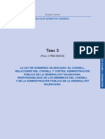 03 - La Ley de Gobierno Valenciano