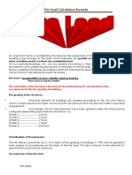 Fire Load Calculation