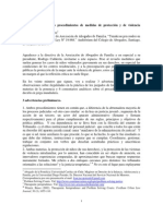 Revisión Crítica de Los Procedimientos de Medidas de Protección y de Violencia Intrafamiliar