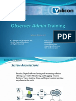 Observer Admin Training