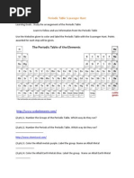 Periodic Table Scavenger Hunt