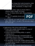 Introduction To Electro-Optics