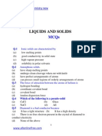 Chapter 4rth Liquids and Solids Mcqs