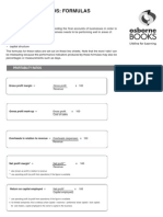 Accounting Ratios Formulas