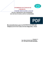 Pautas para La Sustentacion D Ela Tesis