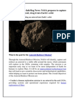 The Koyal Group InfoMag News: NASA Prepares To Capture Asteroid, Drag It Into Earth's Orbit