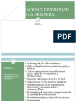 Tema 5 - Organización y Diversidad de La Biosfera.