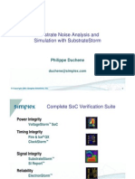 Substrate Noise Analysis and Simulation With SubstrateStorm