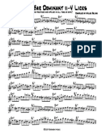 20 Two Bar Dominant II-V Licks