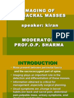 Imaging Presacral Masses