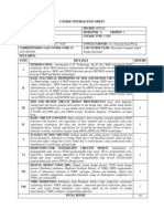 Course Information Sheet