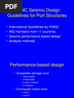 PIANC Seismic Design Guidelines of Port Structures