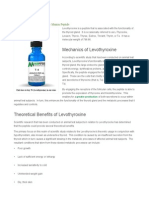 Mechanics of Levothyroxine: October 20, 2013 Maxim Peptide