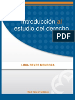 Introduccion Al Estudio Del Derecho Libia Reyes Mendoza