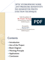 Fiber Optic Hydrophone Noise Equivalent Pressure Sensitivity Using Homodyne Photo Detection Technique