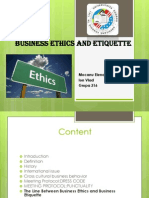 Business Ethics and Etiquette