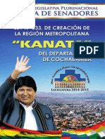 Ley de Creación de La Región Metropolitana "Kanata"