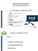 Unidad V Arreglos PDF