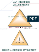 Uman Esource Anagement: An Experiential Approach